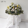 LKY Fr Bridal Bouquet Artificial Roses Wedding Bouquet for Bridesmaids Bride Wedding Flowers Bridal Bouquet Marriage Accessories LKY Fr Bridal Bouquet Artificial Roses Wedding Bouquet for Bridesmaids Bride Wedding Flowers Bridal Bouquet Marriage Accessories