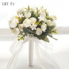 LKY Fr Bridal Bouquet Artificial Roses Wedding Bouquet for Bridesmaids Bride Wedding Flowers Bridal Bouquet Marriage Accessories LKY Fr Bridal Bouquet Artificial Roses Wedding Bouquet for Bridesmaids Bride Wedding Flowers Bridal Bouquet Marriage Accessories