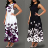 Women's Boho Floral Long Vintage Maxi Dress Evening Party Beach Tunic Sleeveless Dress Summer Women's Boho Floral Long Vintage Maxi Dress Evening Party Beach Tunic Sleeveless Dress Summer