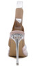 Pointed Elastic Band Transparent High-Heel Pump