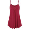 Plus Size 5XL Summer Tank Top Womens Tunic Button V Neck Tops Sleeveless Loose Casual Camis Ladies Clothes Women 2018 haut femme