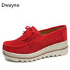 Women Flats Platform Loafers Ladies Elegant Genuine Leather Moccasins Shoes