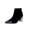 Square Heel Boots Women Winter Chelsea Boots