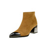 Square Heel Boots Women Winter Chelsea Boots