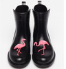 Women Retro Cute Ankle Rain Boots Non-Slip Waterproof Water Shoes