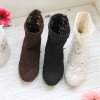 summer boots   with the new shoes lace openwork crochet boots