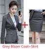 High Quality Fabric Autumn Winter Formal Uniform Styles Women Business Suits With Tops and Skirt Ladies Office Blazers Sets