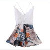 2017 Summer macacao feminino Lace Halter V Neck Floral Playsuit Sexy Shorts Rompers Womens Overall Jumpsuits 2017 Summer macacao feminino Lace Halter V Neck Floral Playsuit Sexy Shorts Rompers Womens Overall Jumpsuits