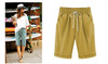 2019 Summer Plus size Shorts Women Candy Color Elastic Waist Comfortable Cotton Short Female shorts Large Size 7XL