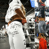 Ridan, Graffiti Printing, Sexy, Push-up Tight Pants, Women's Fitness Tight Pants, High Waist Tight Ridan, Graffiti Printing, Sexy, Push-up Tight Pants, Women's Fitness Tight Pants, High Waist Tight