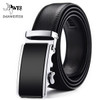 DWTS Men Belt Male Genuine Leather Belt Strap Belts For Men Top Quality Automatic Buckle black Belts Cummerbunds cinturon hombre