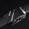DWTS Men Belt Male Genuine Leather Belt Strap Belts For Men Top Quality Automatic Buckle black Belts Cummerbunds cinturon hombre