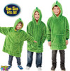 Huggle Pets Hoodie Dinosaur Hooded Sweatshirt Warm  Winter Hooded Coats Bathrobe Fleece Pullover For Children For Christmas Gift