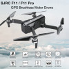 SJRC F11 PRO GPS Drone With Wifi FPV 1080P/2K HD Camera F11 Brushless Quadcopter 25 minute Flight Time Foldable Dron Vs SG906 A3