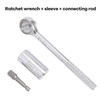 Multi Universal Ratchet Socket 7-19mm Power Drill Adapter Torque Wrench Head Set Sleeve Spanner Key Grip Car Hand Tools