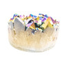 Extra-Extra Large Titanium Coated Amethyst Druzy Cat Head