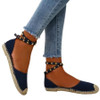 Plain  Flat  Ankle Strap  Round Toe  Casual Date Flat  Socofy  Sandals