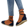Plain  Flat  Ankle Strap  Round Toe  Casual Date Flat  Socofy  Sandals