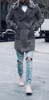 Winter Plain Lapel Thicken Woolen Long Coat With Faux Fur