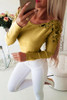 Fashion Hollow Out Round Neck Long Sleeve Slim Fit T-Shirt
