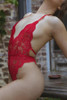 Halter  Backless  Plain Teddy
