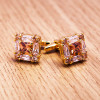 Square Gold Luxury Cufflinks