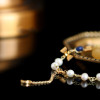 Handmade Fresh Water Pearl Natural Stone Adjustable Bracelet