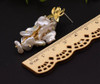 Pearl Dangle Flower Drop Earrings