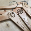 Monogram Personalized Wedding Hanger