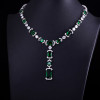 Crystal Zircon Earrings and Necklace Bridal Jewelry Set