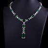 Crystal Zircon Earrings and Necklace Bridal Jewelry Set