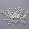 3Pc. Handmade Pearl Bead Bridal Hair Jewelry