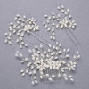 3Pc. Handmade Pearl Bead Bridal Hair Jewelry