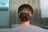 3Pc. Handmade Pearl Bead Bridal Hair Jewelry
