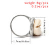 Silver Gold Shell Midi Finger Knuckle Rings