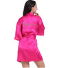 Satin Bride & Bridesmaid Robes Satin Bride & Bridesmaid Robes
