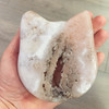 Large Pink Amethyst Druzy Cat Head
