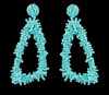Large Tassel Fringe Earrings