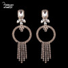 Long Beads Tassel Earrings