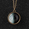 Unique Universe Glass Glow Pendant Necklace
