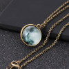 Unique Universe Glass Glow Pendant Necklace