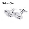 Silver Oval Cuff-links