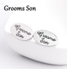 Silver Oval Cuff-links