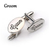 Silver Oval Cuff-links