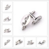 Silver Oval Cuff-links