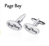Silver Oval Cuff-links