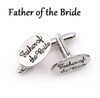 Silver Oval Cuff-links