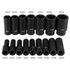 16Pcs 1/2" Drive Air Hex Bit Socket Set