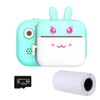 Children Camera Instant Print Camera Instax Print For Kids Birthday Gifts 1080P HD Camera With Thermal Photo Paper Toys Camera