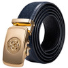 Luxury Gold Buckle Leather Belt